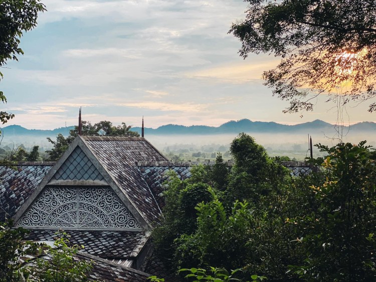 วิวจากบริเวณระเบียงห้องพักก่องกานท์